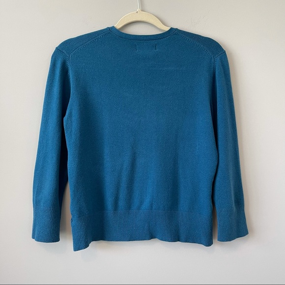 Worthington Blue Button Up Cardigan Size Small - Picture 2 of 12